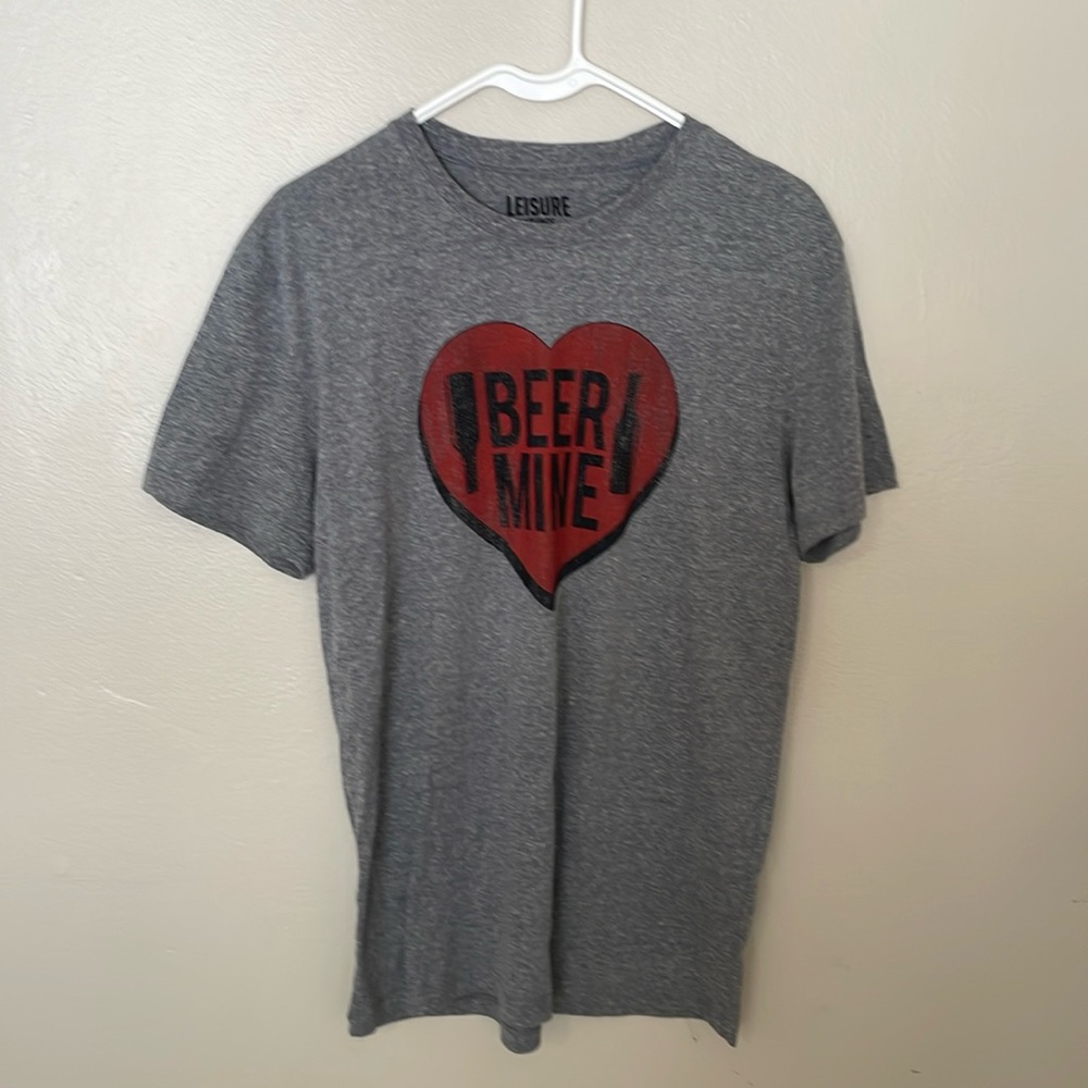 NWOT Beer Mine Valentine Tee. Size Medium